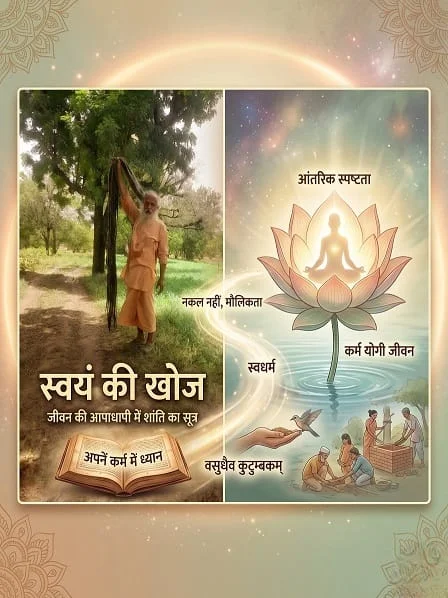 स्वयं की खोज और आंतरिक शांति का मार्ग - कर्मयोगी जीवन।