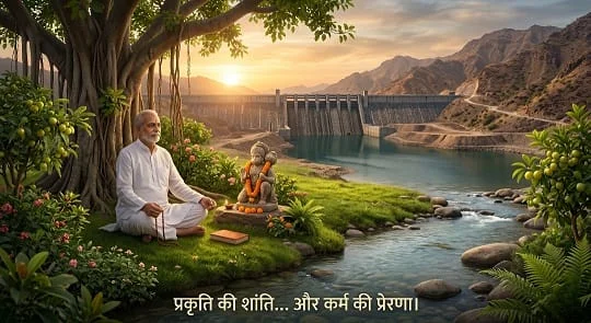 प्रकृति की शांति... और कर्म की प्रेरणा।